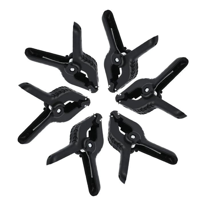 12Pcs Muslin Clamps Background Stand Clip Photography Heavy Duty 6CM Photo Booth Fixed Backdrop Muslin & Green Screen