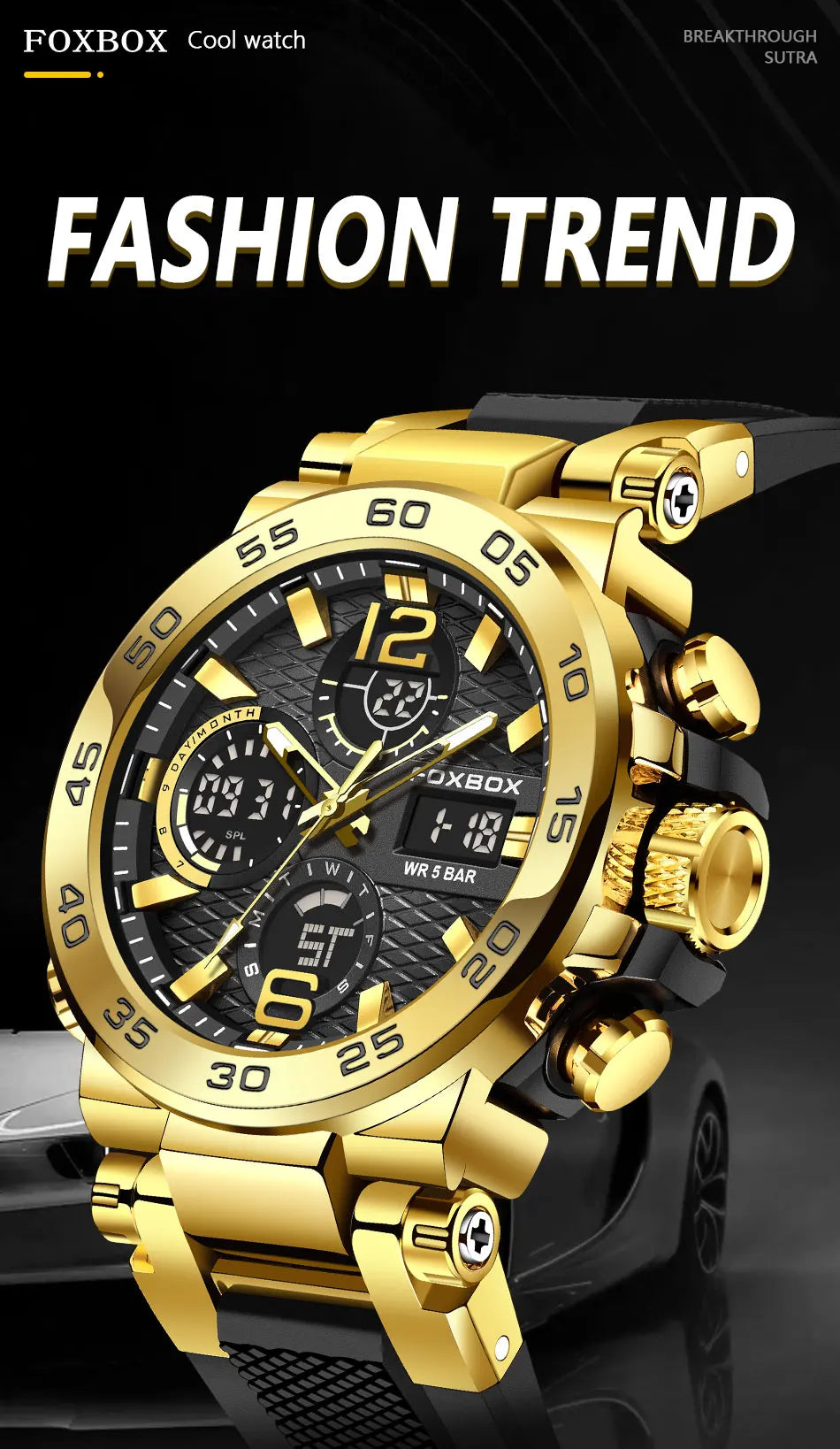 LIGE Luxury LED Display Men Wristwatches Fashion Luminous Sport Man Watch Waterproof Calendar Quartz Watch Mens Montres Hommes
