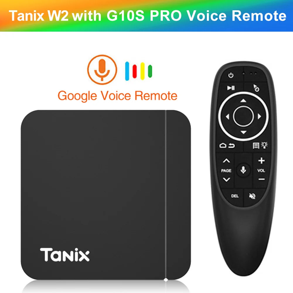Tanix W2 Smart TV Box Android 11 Amlogic S905W2 4GB 64GB Support AV1 Dual Wifi  Media Player TVBOX Set Top Box 32GB 2GB 16GB