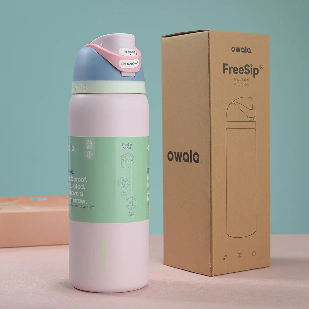 Owala FreeSip Water Bottle – Grass Green
