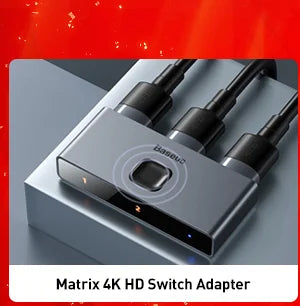 Baseus HDMI-Compatible Cable for Xiaomi Mi Box 48Gbps Digital for PS5 PS4 8K 2.1 4K 2.0 HDMI-Compatible Splitter 8K/60Hz Cables