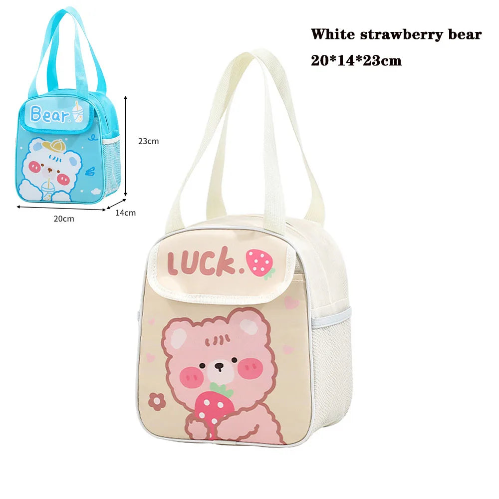 Thermal Bag Food Storage bag Student lunchbox cool bag for Children Food Container for Kids School small Thermal Lunch food Bag