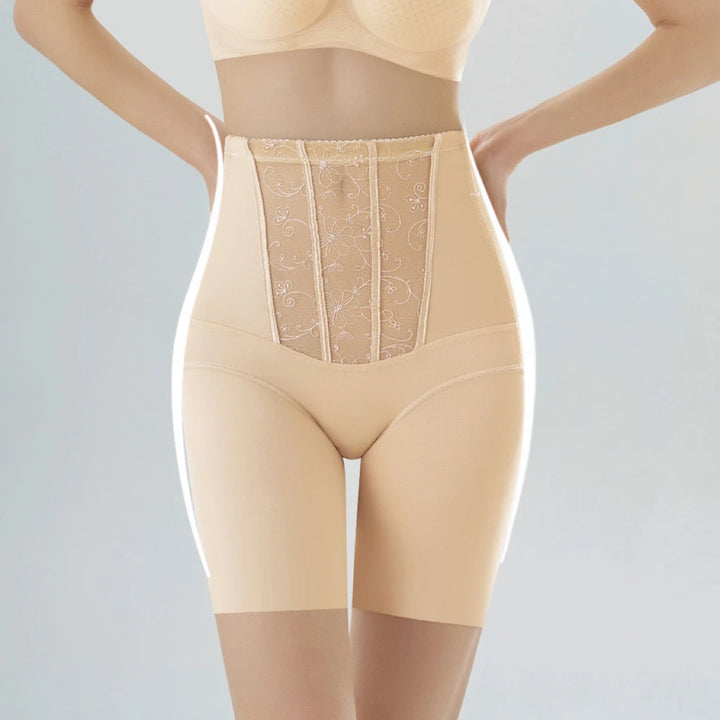1pcs Seamless Belly Shaping Briefs Embroidery Lifting Hip Pants Slimming Panties Women Potent Shaper Underwear Safety Panty