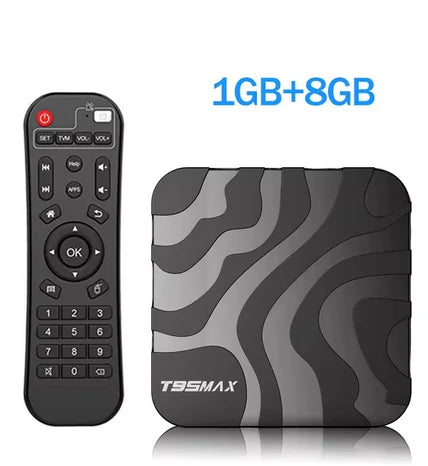 T95 MAX H618 Smart TV Box Android 12 2.4G 5G Dual Wifi Quadcore 1GB/2GB/4GB RAM 8GB16GB32GB64GB 8K HD Media Player Set Top Box