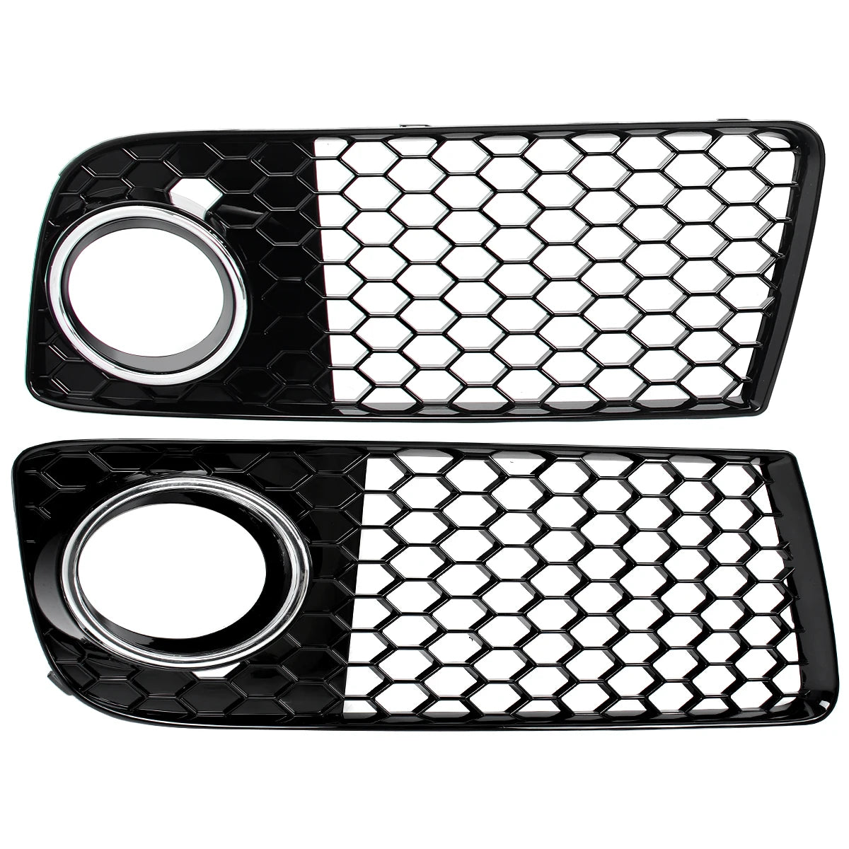 For Audi TT MK2 8J Front Bumper Fog Light Grills Grille Honeycomb Mesh Fog Light Lamp Cover 2010 2011 2012 2013 2014  8J0807682J