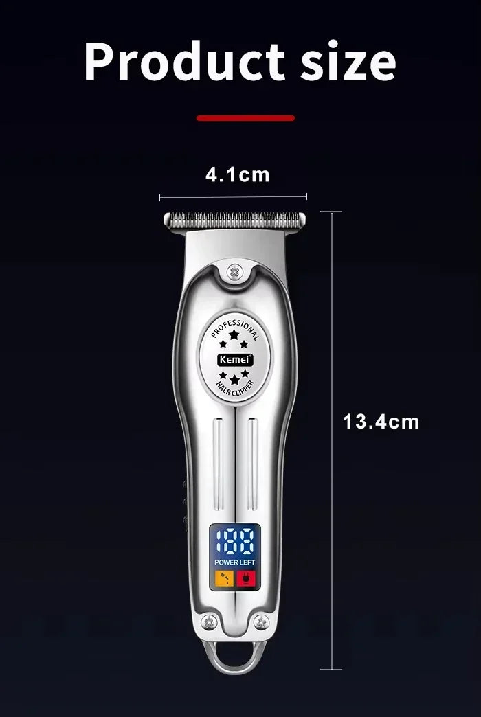 Kemei KM-2628 KM-678 KM-2024 Professional Electric Hair Clippers Beard Clipper Rechargeable Men's Shaver Hair Trimmer Kit Men