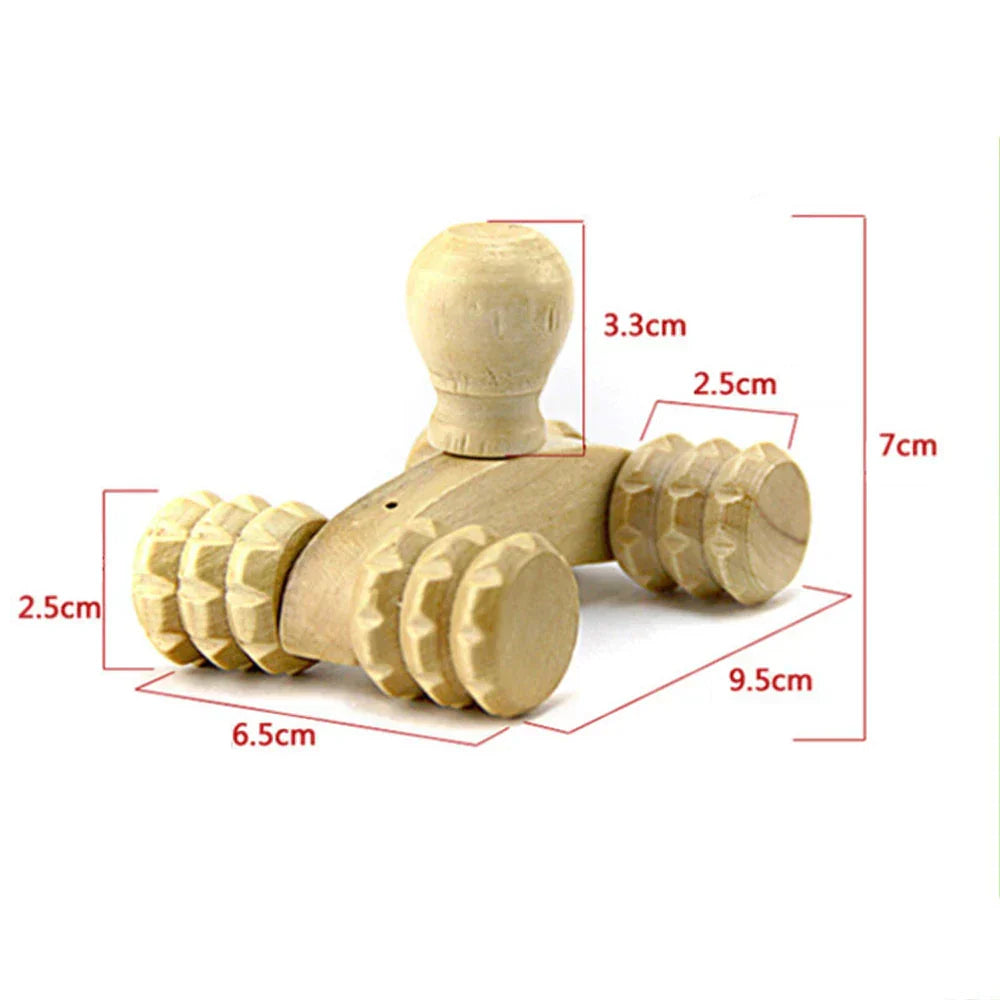 Premium Wooden Foot Roller Massage