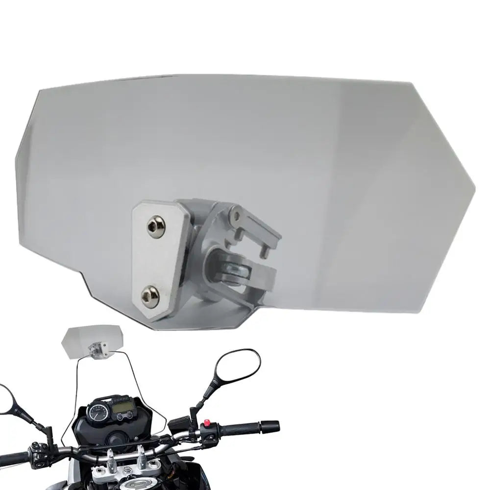 Motorcycle Windshield Extension Heightened Windshield Spoiler Clip Adjustable on Windshield Extension Motorcycle Wind Deflector