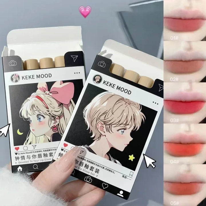 Creative Cigarette Shape Lipstick Set