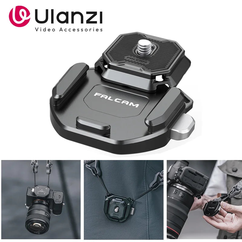 Falcam F38 V2 Universal Shoulder Strap Quick Release Plate Arca Swiss For DSLR Camera Tripod Slider Mount Adapter Camera Clamp
