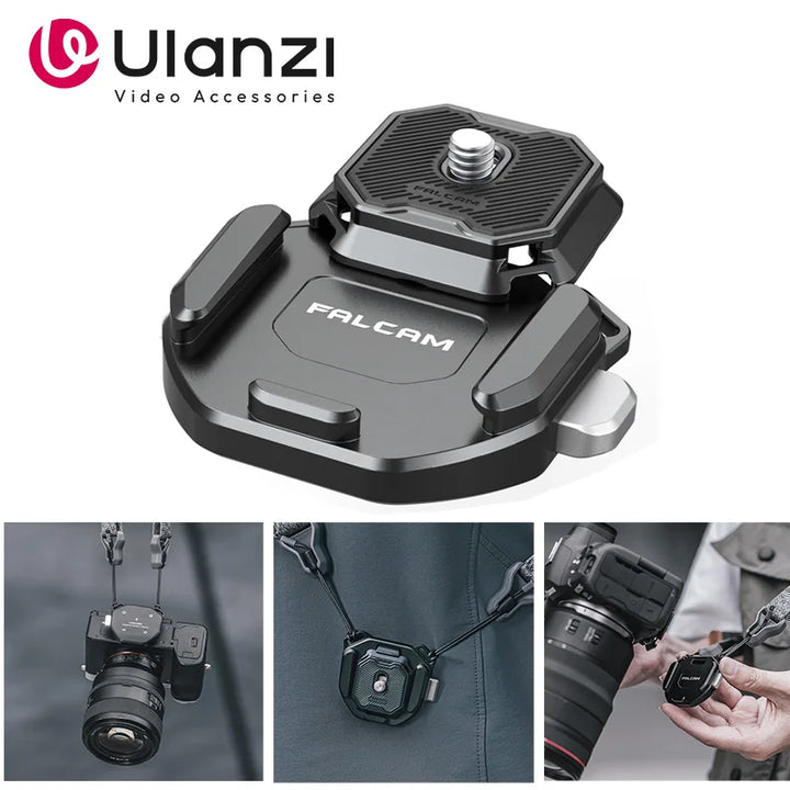 Falcam F38 V2 Universal Shoulder Strap Quick Release Plate Arca Swiss For DSLR Camera Tripod Slider Mount Adapter Camera Clamp