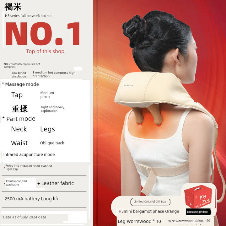 Mini Shoulder and Neck Massage Instrument Trapezoid Muscle Waist Back Neck Waist Back Neck Shoulder Neck Massager Acupuncture Massage