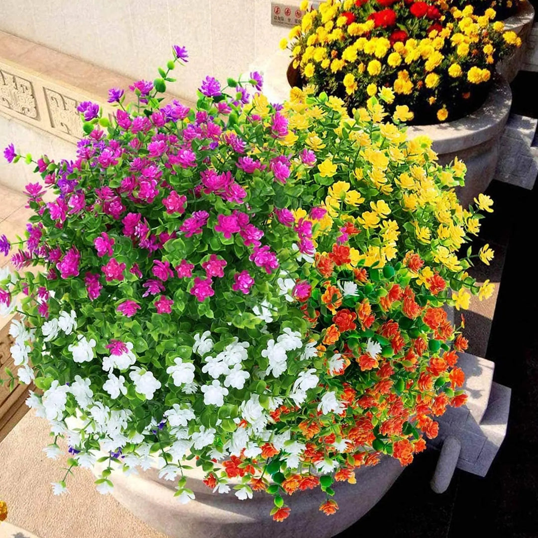 UV-Resistant Artificial Flower Shrubs