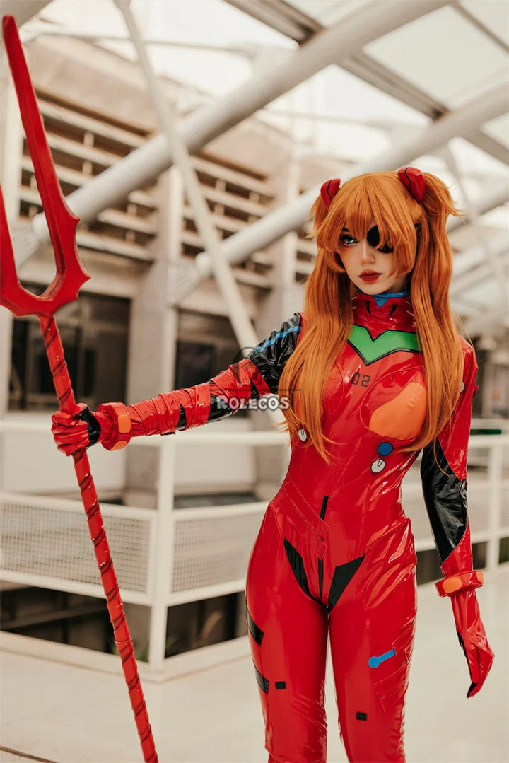 ROLECOS EVA Asuka Langley Soryu Cosplay Costume Asuka Langley Soryu EVAc