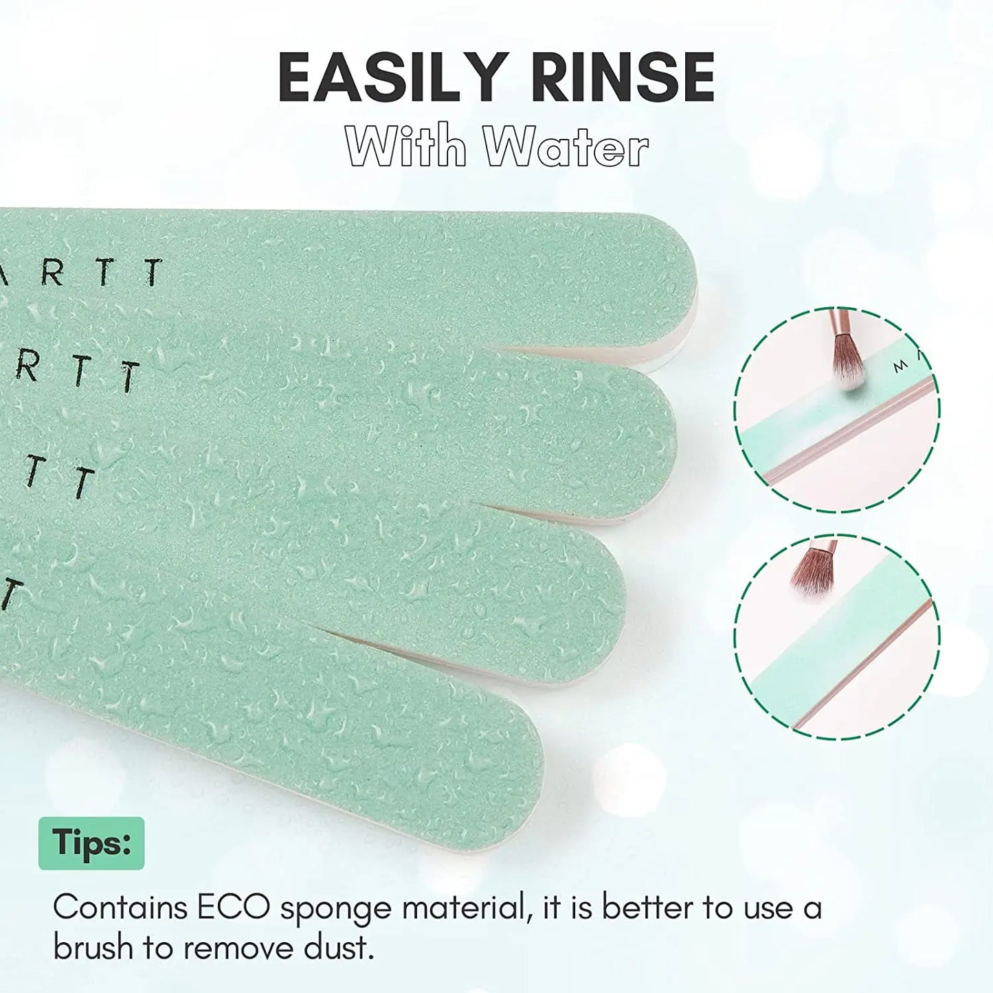 Makartt Fine Nail Buffer Block Shiny Nails Sponge 10PCS Natural Nail Polisher for Natural Nails Nail File 400 and 6000 Grit