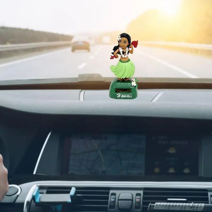 HulaGirl Dashboard Doll HulaGirl Dashboard Hawaii Dancing Girl Car Dashboard Decorations Solar Dancing Figure Toy