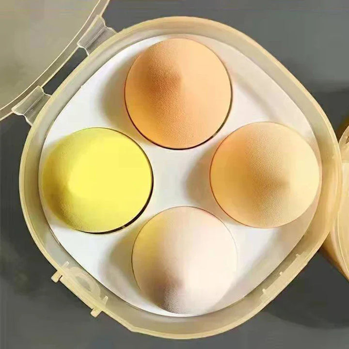 4PCS Wet & Dry Makeup Sponge Set