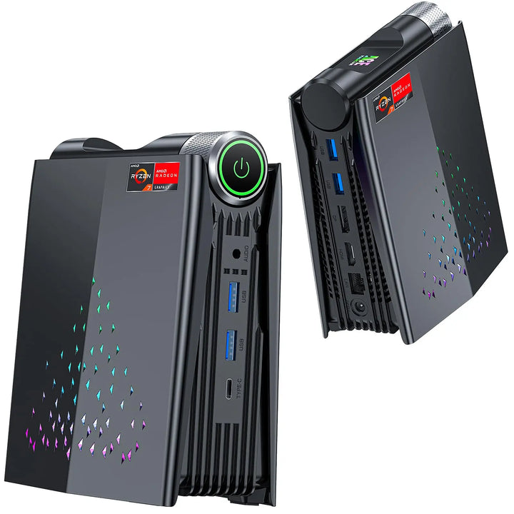 ACEMAGIC S3A Mini PC Gaming AMD Ryzen 7 5700U RAM 16/32GB DDR4 512GB/1TB SSD Gamer Computer RGB Light Control WiFi6 BT5.2