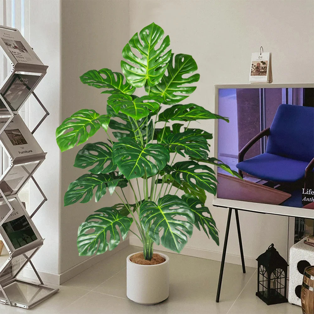 Artificial Monstera Tree Tropical Décor