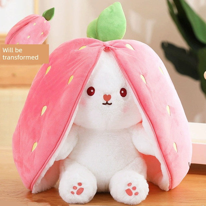 Pacify Transformation Girl Gift Sleep Hug Strawberry Rabbit