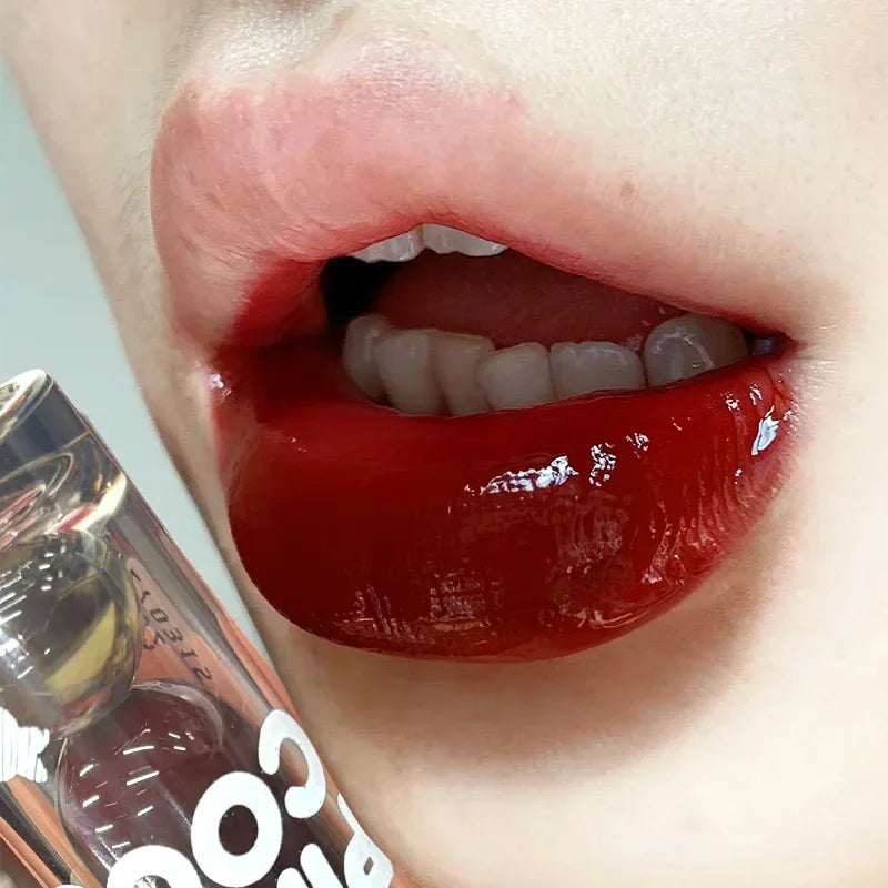 Dark Red Brown Mirror Lip Glaze