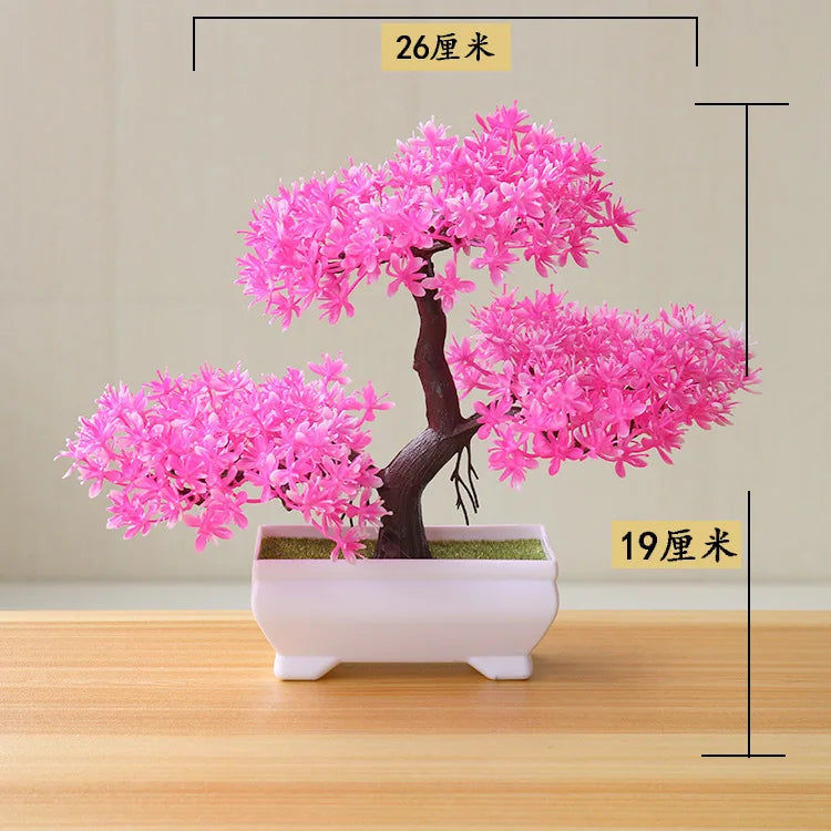 Mini Artificial Bonsai Tree Decoration