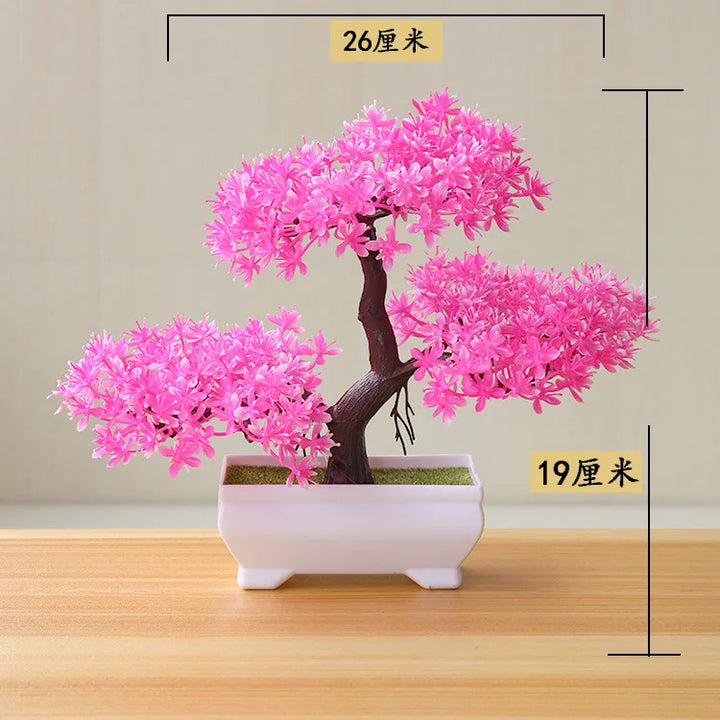 Mini Artificial Bonsai Tree Decoration