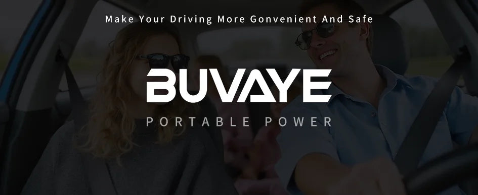 BUVAYE Car Jump Starter Air Pump 150PSI 2000A Jump Starter car battery starter Power Bank 150PSI Tire Compressor Powerbank