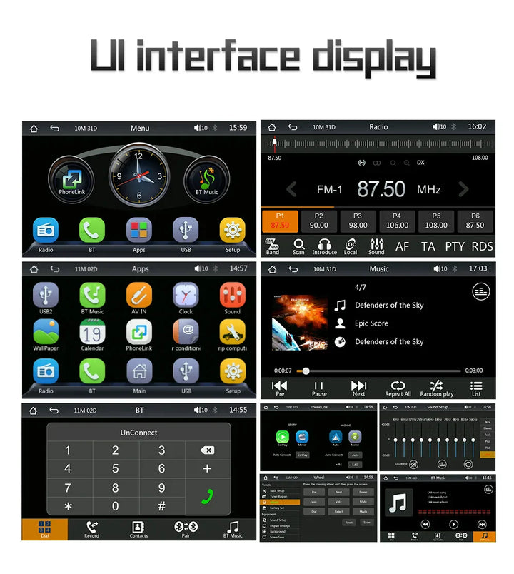 7" 2 Din HD Car Media Video RDS Airplay Car Radio Wireless CarPlay Android Auto Stereo Audio For VW/Seat/Skoda/Passat/Golf/Polo
