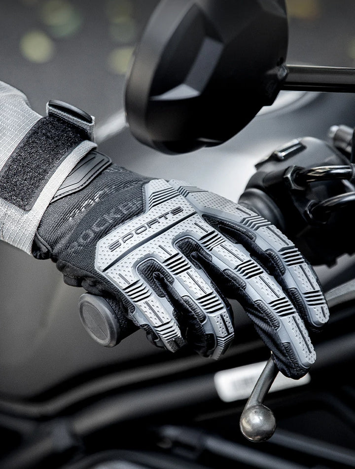 ROCKBROS Cycling Gloves Tactical Gloves SBR Thickened Pad Shockproof Breathable GEL Bike Motorcycle Winter Warmer Full Finger