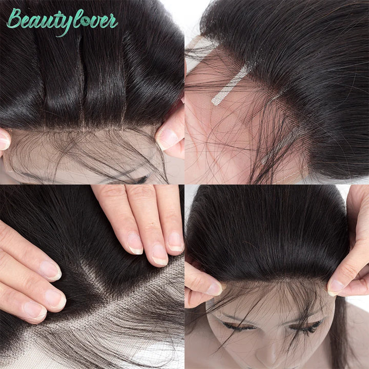 13x4 13x6 Frontal Only 4X4 5X5 6X6 Lace Closure Ear to Ear Frontal Closure Body Wave Lace Frontal Closure 10A Remy Human Hair