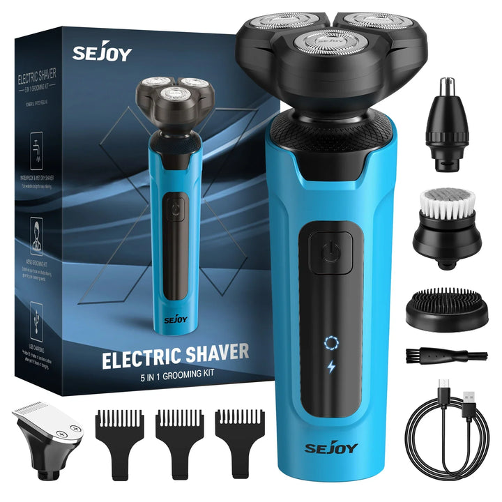 Sejoy Electric Hair Clipper for Men  5 in 1 Electric Nose Hair Trimmer Professional Cutting Machine Rechargalbe