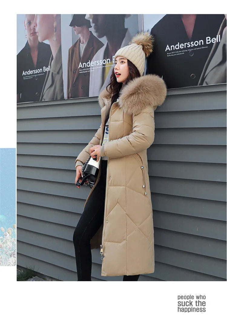 2024 New Autumn Winter Coat Women Thicken Warm Oversized Hoodies Casual Loose Korean Autumn Winter Fashion  Cotton Parkas Coat