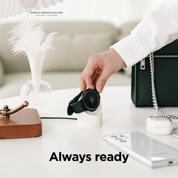 Compatible with Samsung Galaxy Watch 5 Charger Stand 40 44 46mmGalaxy Watch3 4 5 Pro Charger silicone Stand 45mm