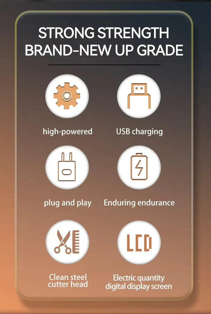 Kemei Professional Electric Hair Clipper Rechargeable Graffiti Pattern Beard Trimmer Men's Shaver KM-MAX2092 KM-MAX5090 KM-1102H