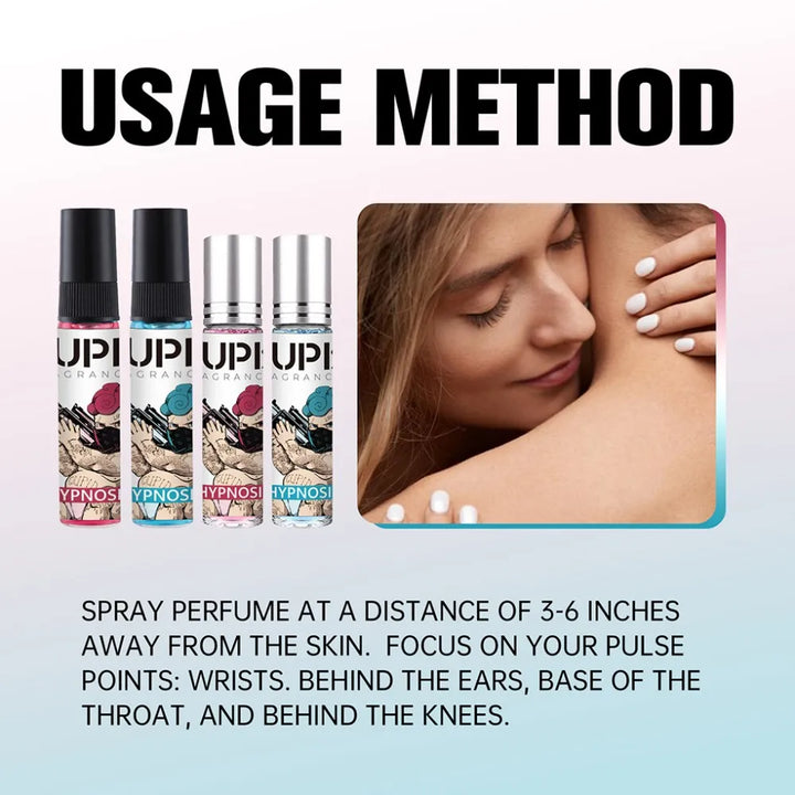 Cupid 4pcs 10ml Floral Gourmand Cologne Men and Women for Couple kit Christmas gifts pheromones perfumes for men and women