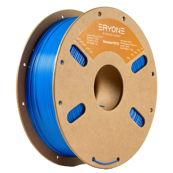 ERYONE PETG Filament 1kg 1.75mm ±0.03mm For 3D Printer,1KG (2.2LBS) 3D Printing Fast Shipping