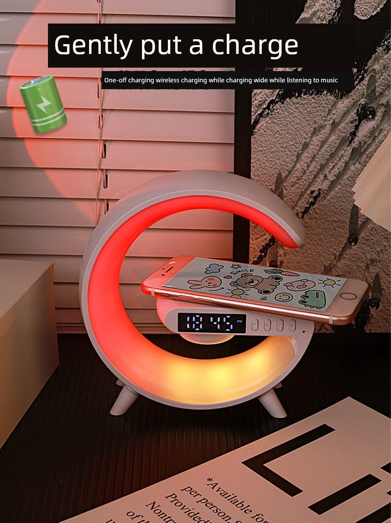 Wireless Charging Atmosphere Speaker Girl Fancy Night Light