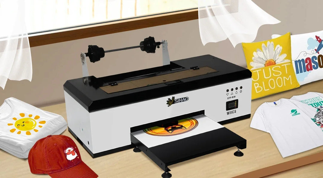 SIHAO A3 R1390/L1800 DTF Printer Oven All-in-One for T-Shirt Fabric Textile Clothing Printing DTF Transfer Film Printer Machine
