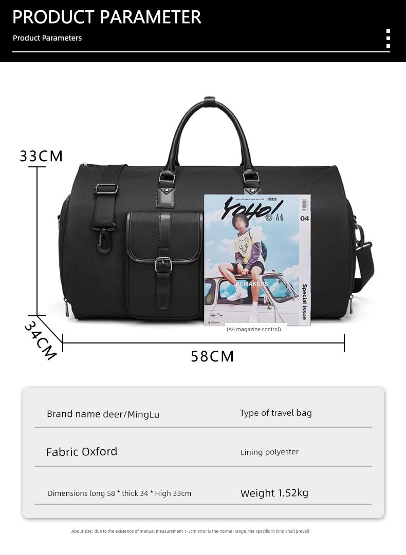 Travel Men Foldable and Portable Short Boarding Suit Bag