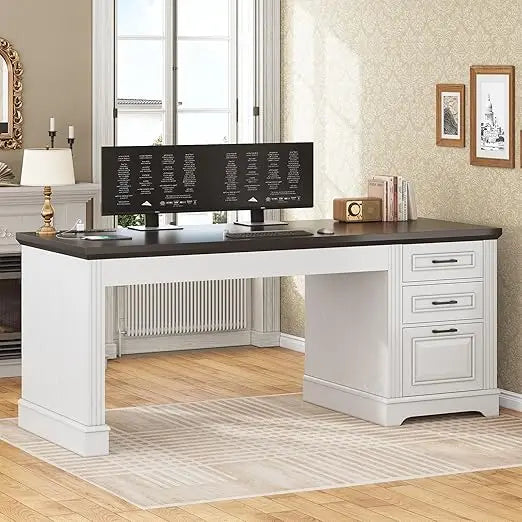 Executive Office Desk with Storage
