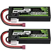 OVONIC 3S Lipo Battery 50C 5200mAh 11.1V Lipo Battery with EC5 Connector for Arrma 1/5 1/8 1/10 RC Car and Truck
