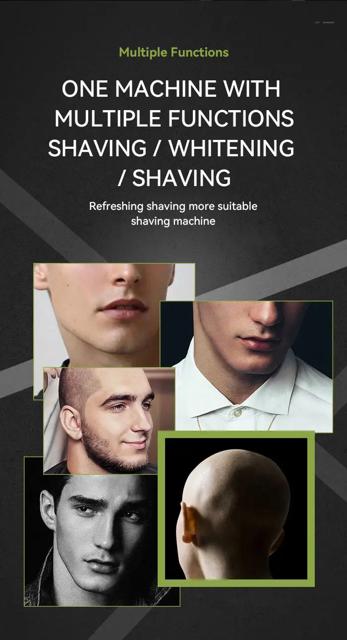 Kemei Transparent Body Electric Hair Clippers Kit KM-1926 KM-1928 Rechargeable Trimmer KM-TX7 Waterproof Men's Shaver Barber