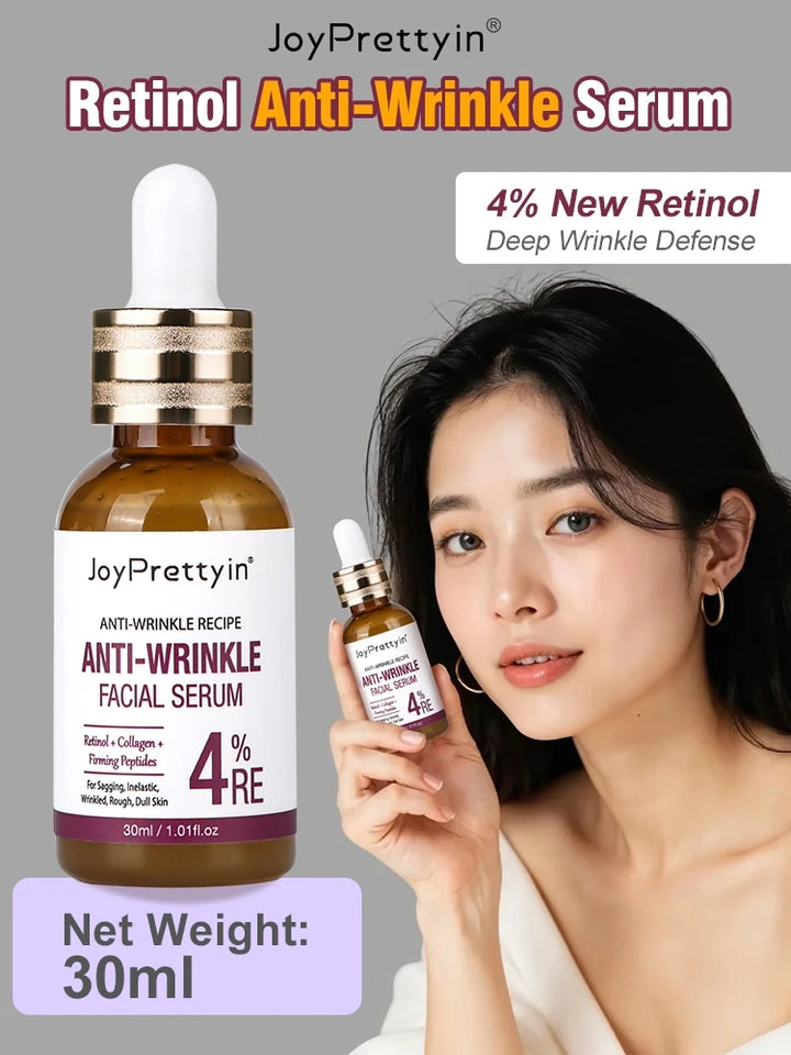 Retinol Anti Wrinkle Aging Face Serum Smooth Moisturizing Fade Fine Line Firming Nourishing Essence Moisturiz Facial Serum