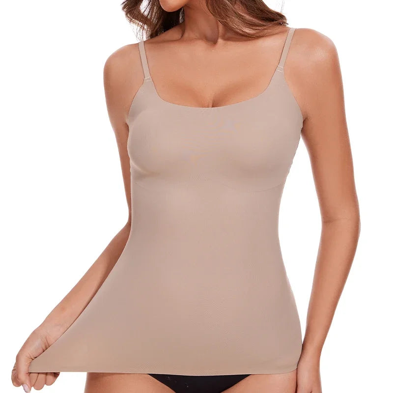 MISSMOLY Women Shapewear Skinny Camisoles Tummy Control Shaping Tank Tops Slimming Underwear Corset Vest Compression Body Shaper