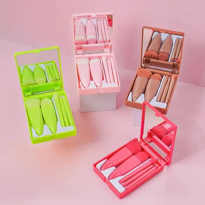 5pcs Travel Makeup Brush Set