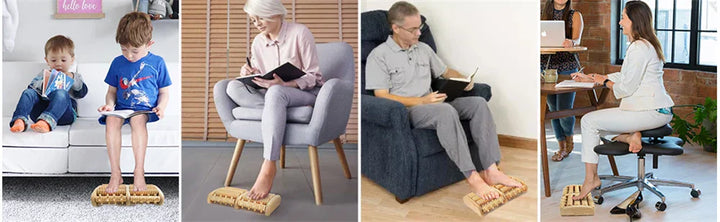 Premium Wooden Foot Roller Massage