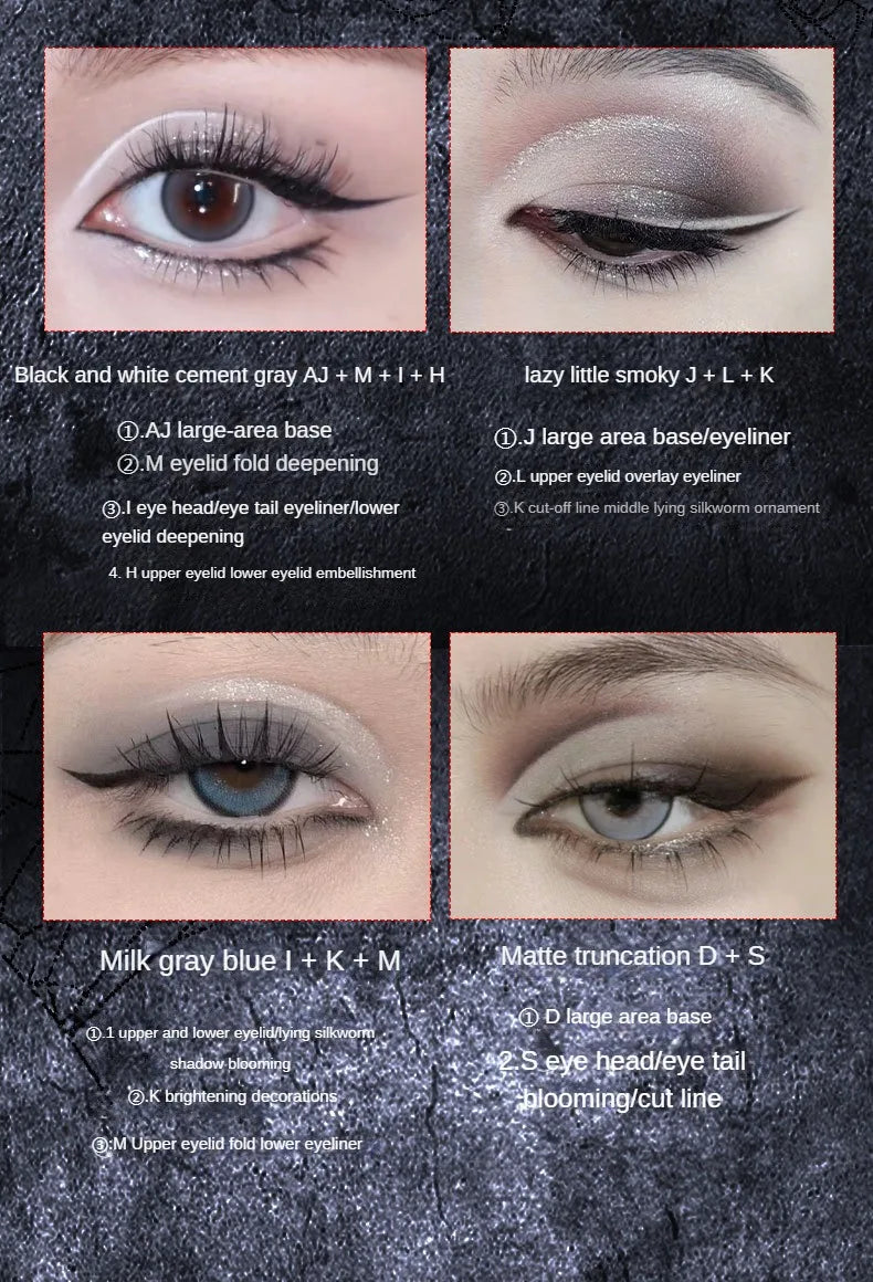 Dark Gothic Eyeshadow Palette