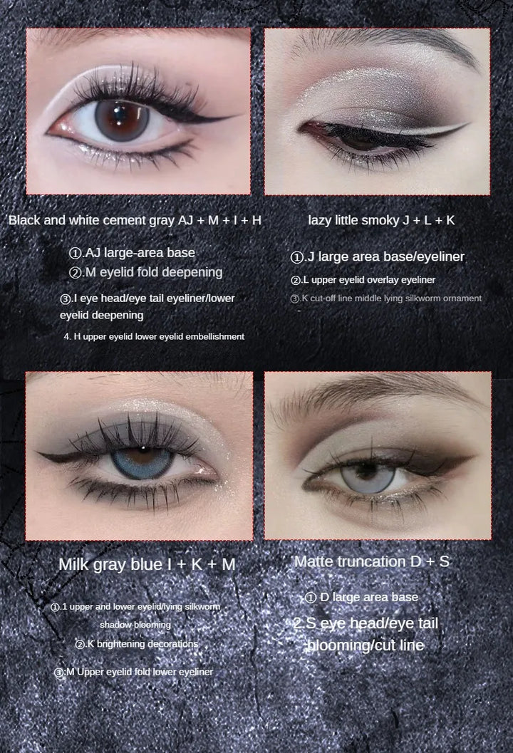 Dark Gothic Eyeshadow Palette