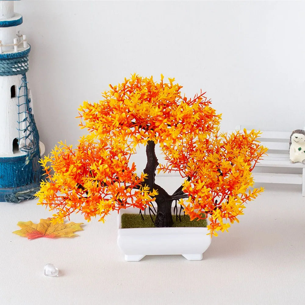 Artificial Potted Bonsai Tree Decor